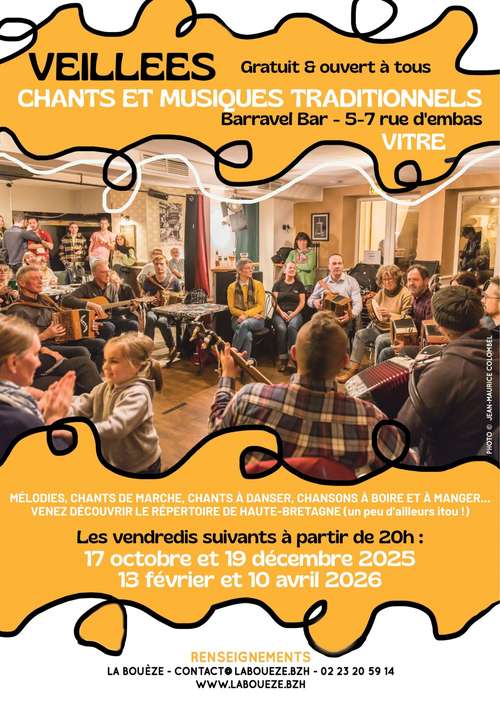 Veillée chantée le vendredi 19 décembre 2025