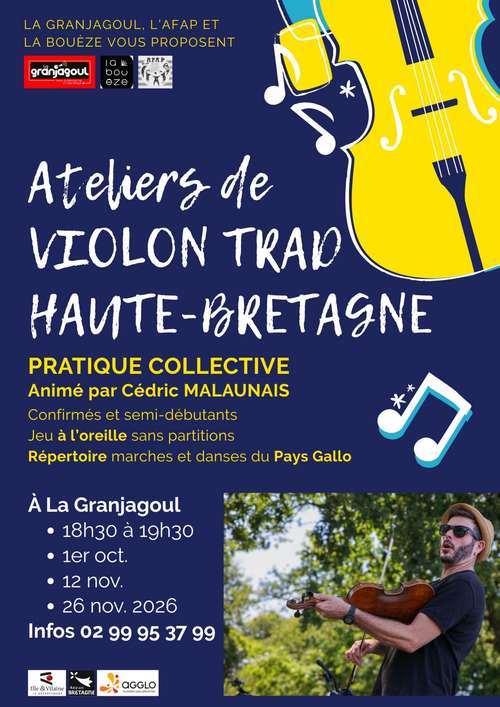 Nouviao ! Ateliers de violon trad de Haute-Bretagne